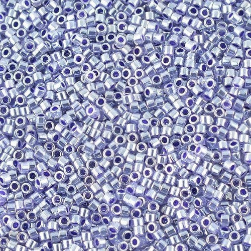 Miyuki DELICA Seed Beads Rocailles, Ceylon Violet (# DB0250), Glass, Japan