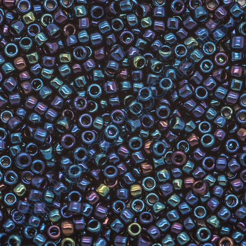 TOHO Round Seed Beads Rocailles, Metallic Nebula (# 82), Glass, Japan