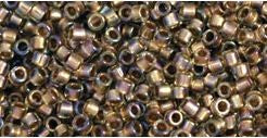 TOHO Treasure Seed Beads Rocailles, Gold Lined Rainbow Lt.Jonquil (), Glass, Japan