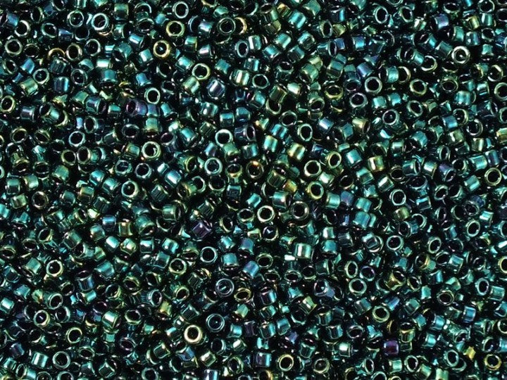 TOHO Treasure Seed Beads Rocailles, Higher Metallic June Bug (), Glass, Japan