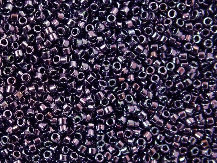 TOHO Treasure Seed Beads Rocailles, Metallic Gun Metal (), Glass, Japan