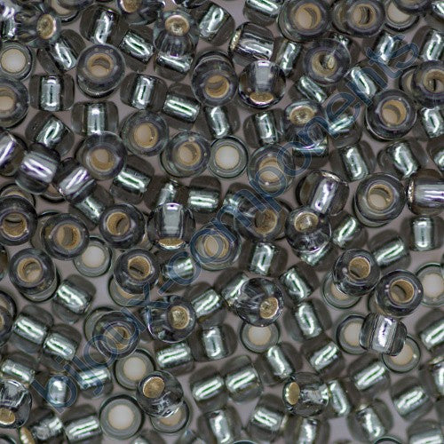 TOHO Round Seed Beads Rocailles, Silver Lined Gray (# 29B), Glass, Japan