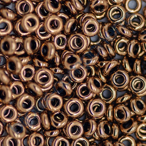 TOHO Demi Round Spacer Seed Beads Rocailles, Bronze (), Glass, Japan