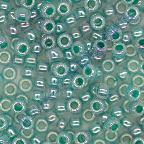 TOHO Round Seed Beads Rocailles, Ceylon Lt.Sea Green (# 920), Glass, Japan