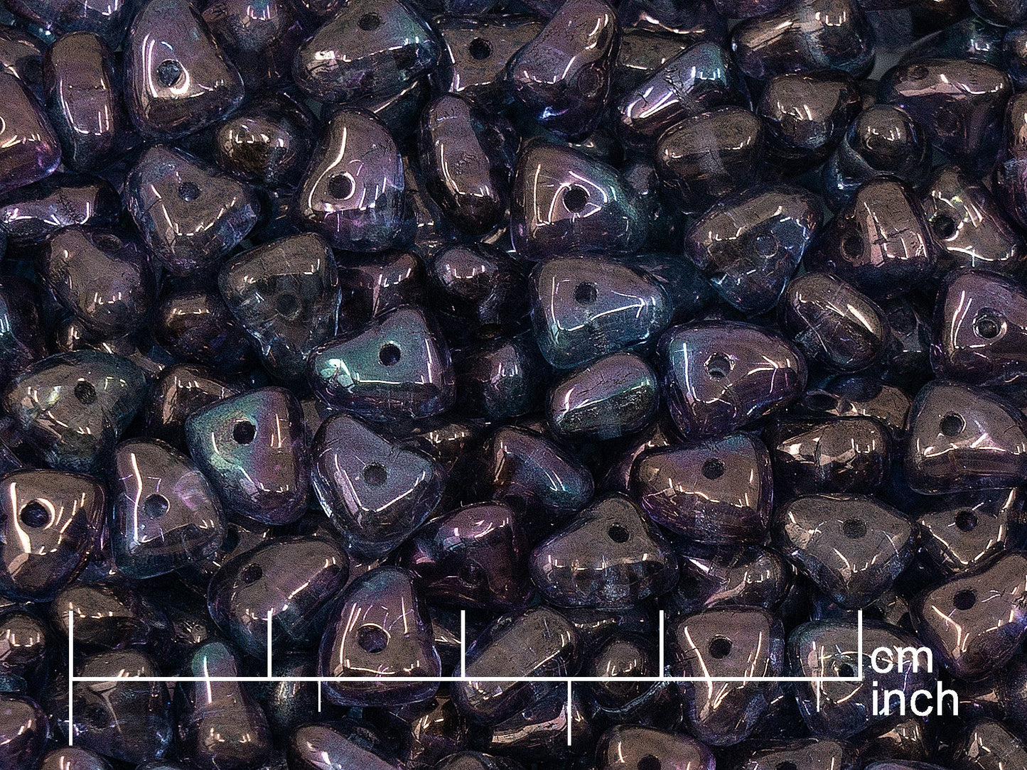 アウトレット 250g チェコガラスビーズ 5 x 7 mm クリスタルパープル (111-00026-05x07-00030-15726)