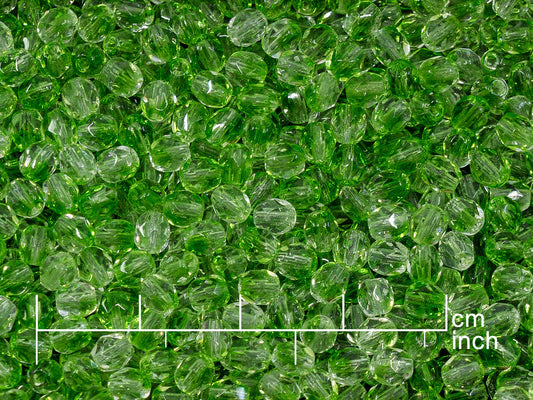 OUTLET 10 grams Faceted Round Fire Polished Beads, 4 x 4 mm, 50051 (50051), Glass, Czech Republic