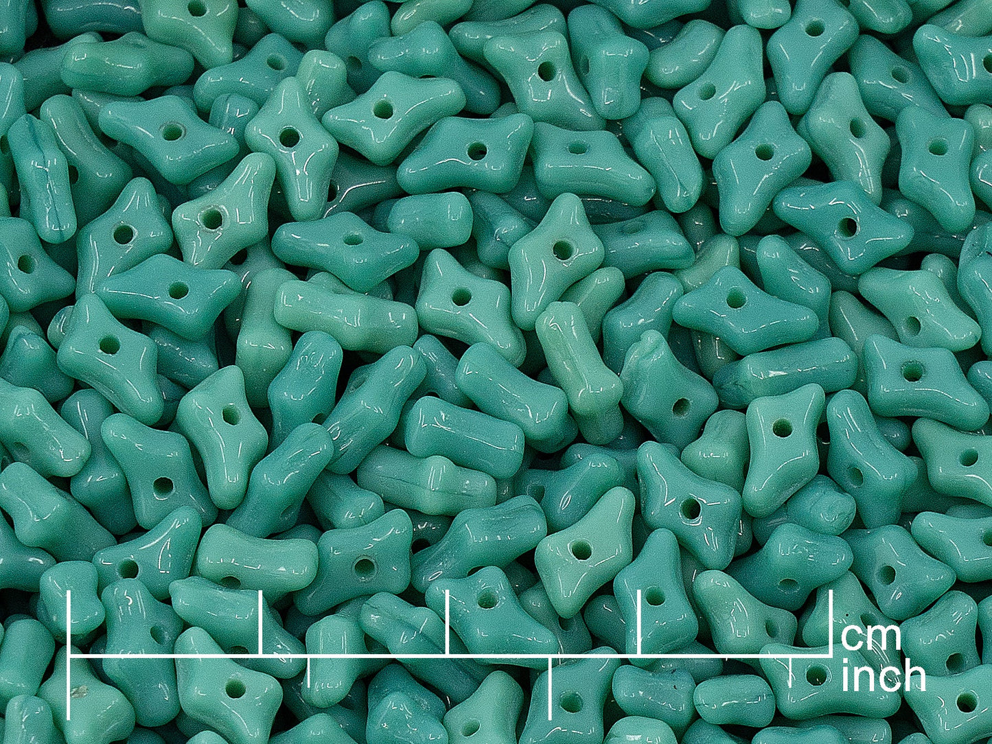 アウトレット 250g チェコガラスビーズ 8 x 5 mm ターコイズ (111-69027-08x05-63130)