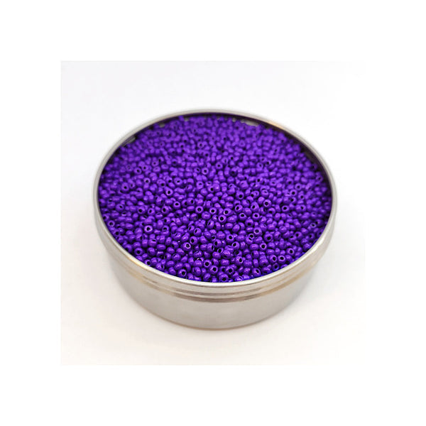 OUTLET 10 grams Preciosa Ornela Rocailles Seed Beads, Terra Intensive Purple (16A28), Glass, Czech Republic