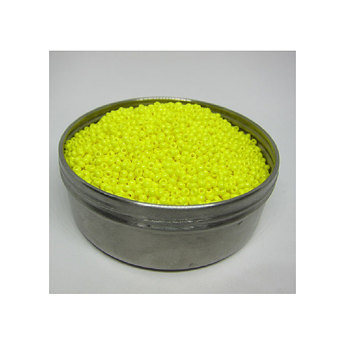 奥特莱斯 10 克宝仕奥莎 Ornela 种子珠，圆孔，散装，6/0，Terra Intensive 黄色 (16A86)，玻璃，捷克共和国