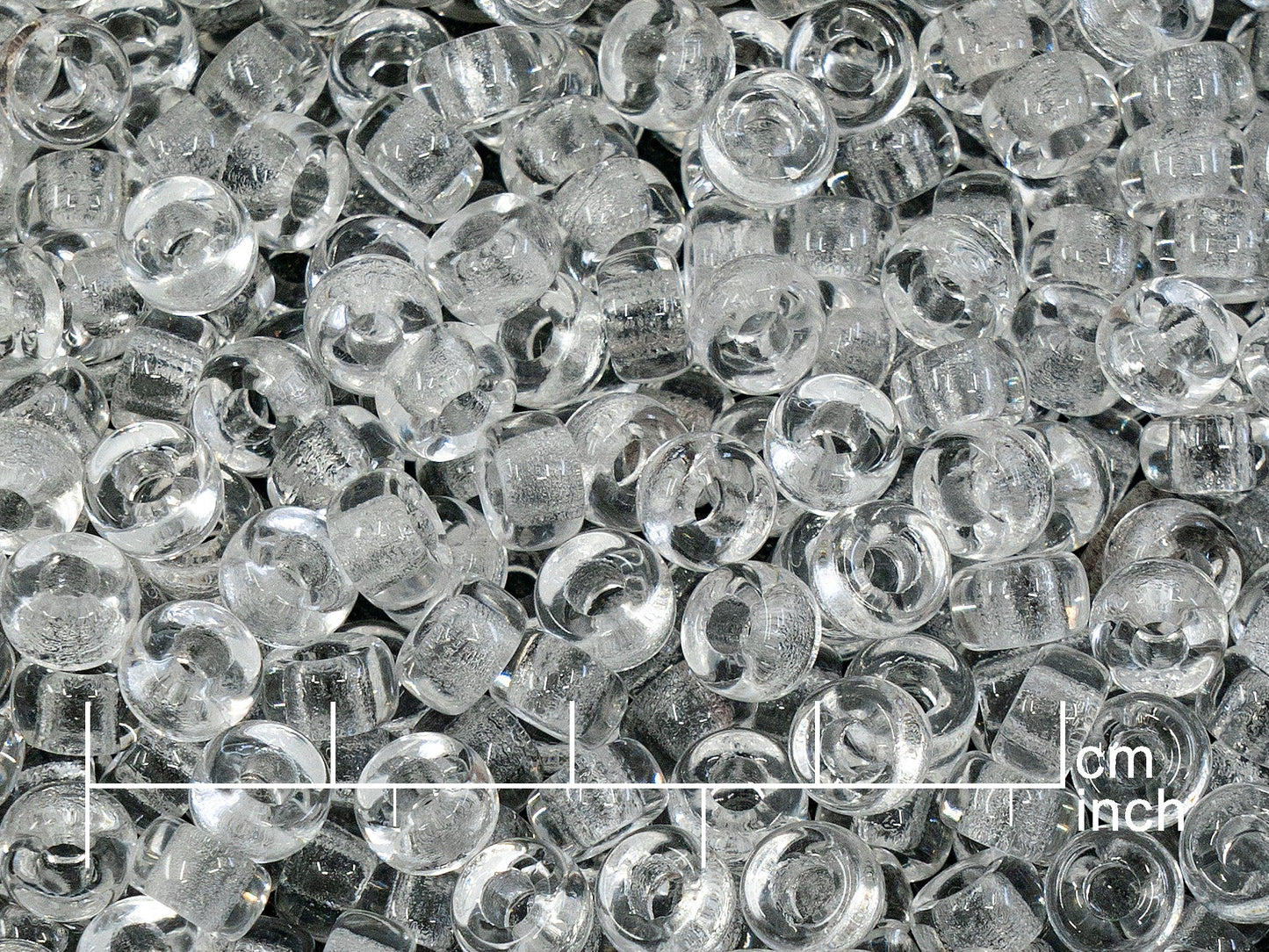 OUTLET 10 克小马珠，水晶（00030），玻璃，捷克共和国