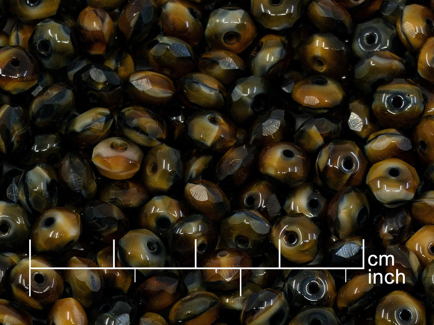 OUTLET 250g Faceted Fire Polished Beads Other, 7 mm, 26117 (151-00046-07x07-26117)
