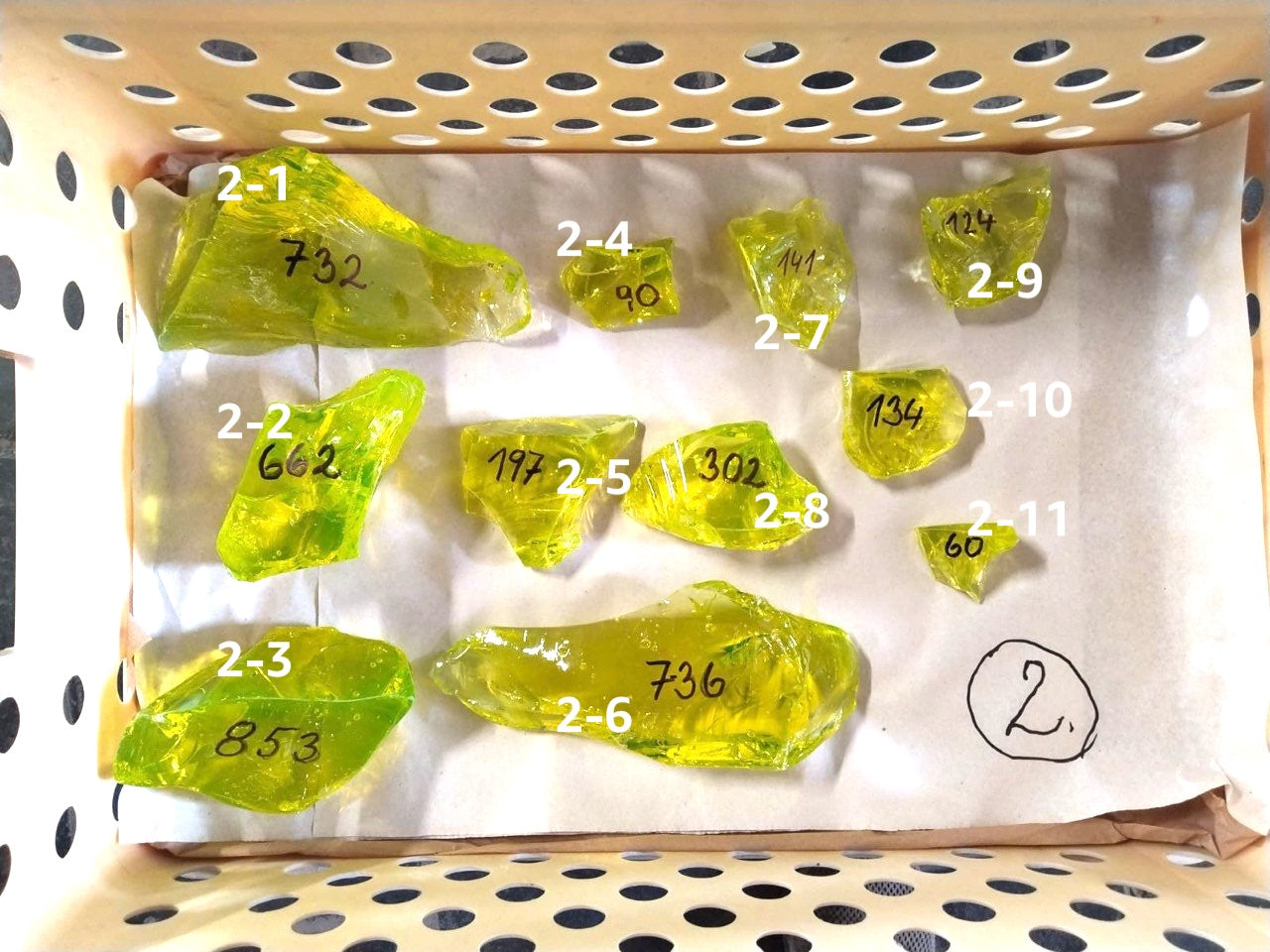 READY TO SHIP CULLET - A piece of uranium glass, Czech Republic (26 Aug 2026)