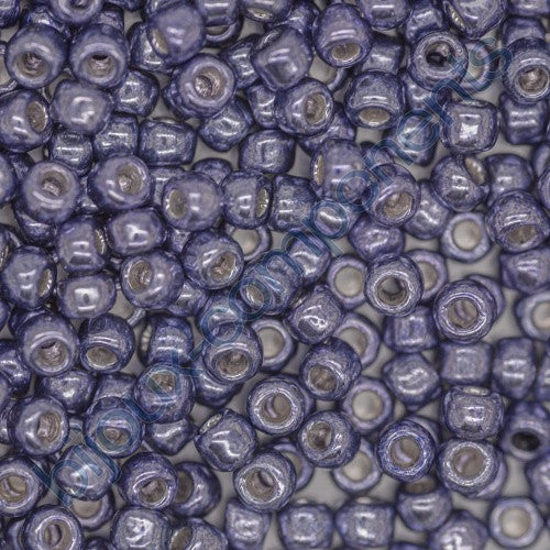 TOHO Round Seed Beads Rocailles, Permanent Finish Metallic Polaris (# Pf567), Glass, Japan