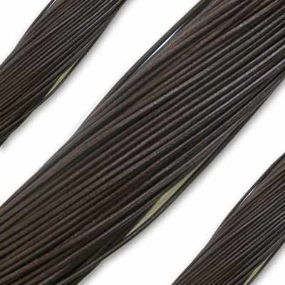 Leather Thread Round, approx. 2 mm (100 cm)
