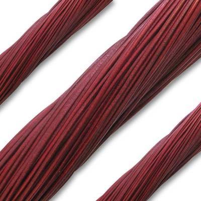 Leather Thread Round, approx. 2 mm (100 cm)