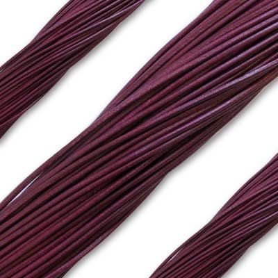 Leather Thread Round, approx. 2 mm (100 cm)