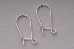 Afro Earring Hook With Safety Clasp (17 mm)