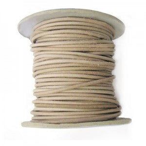 Round Leather Jewelry Thread 25m, 1mm