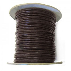 Round Leather Jewelry Thread 25m, 1mm