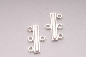 Connector 3-row smooth (17 mm) - Different Colors