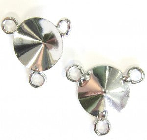 Rivoli Setting 1122 12 mm - 3 loops, approx. 15 x 15 mm