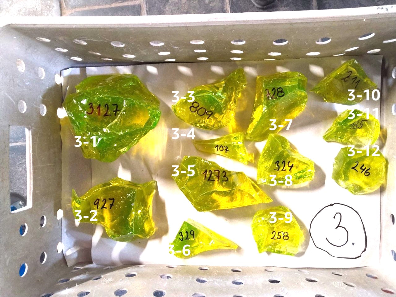 READY TO SHIP CULLET - A piece of uranium glass, Czech Republic (26 Aug 2026)