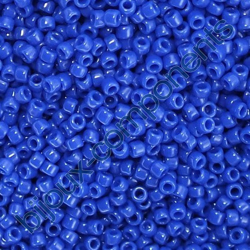 TOHO Round Seed Beads Rocailles, Opaque Navy Blue (# 48), Glass, Japan