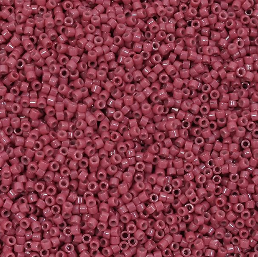 Miyuki DELICA Seed Beads Rocailles, Duracoat Opaque Cherry Blossom (# DB2353), Glass, Japan