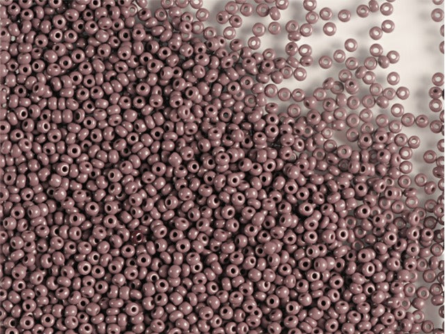 1 kg Preciosa Ornela Seed Beads, Round Hole, Loose, Opaque Dark Violet (23040), Glass, Czech Republic, OUTLET