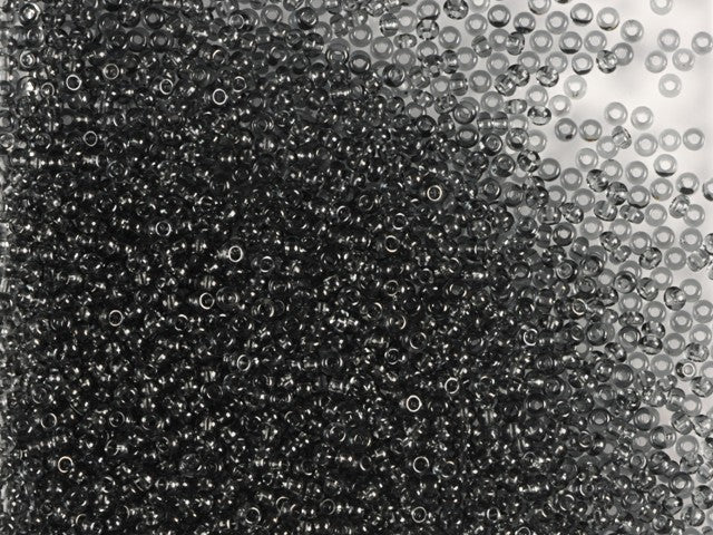 プレシオサ オルネラ シードビーズ 1kg 丸穴 ルース 透明グレー (40010) ガラス製 チェコ共和国 アウトレット
