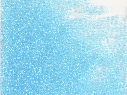 1 kg プレシオサ オルネラ シードビーズ コーティング 丸穴 マット ルース ライトアクアマリン (60000) ガラス チェコ共和国 アウトレット