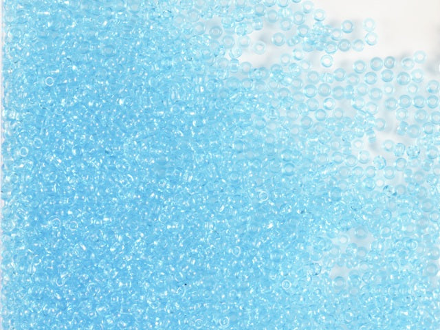 1 kg Preciosa Ornela Seed Beads, Square Hole, Loose, Lt. Aquamarine (60000), Glass, Czech Republic, OUTLET