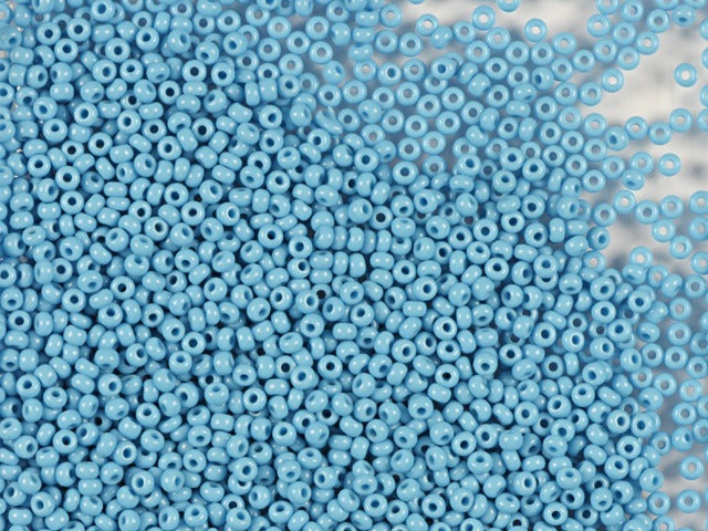 1 kg プレシオサ オルネラ シードビーズ コーティング 丸穴 マット ルース ターコイズ (63030) ガラス チェコ共和国 アウトレット