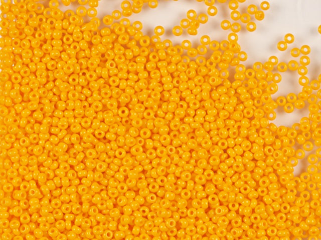 1 kg Preciosa Ornela Seed Beads, Round Hole, Loose, Opaque Orange (93110), Glass, Czech Republic, OUTLET