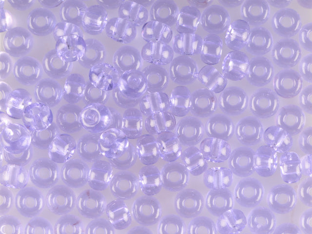 1 kg Preciosa Ornela Seed Beads, Round Hole, Loose, Transp. Violet (20420), Glass, Czech Republic, OUTLET