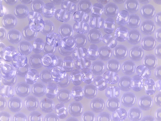 1 kg Preciosa Ornela Seed Beads, Round Hole, Loose, Transp. Violet (20420), Glass, Czech Republic, OUTLET