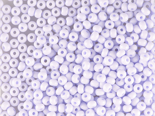 1 kg Preciosa Ornela Seed Beads, Round Hole, Loose, Opaque Lilac (23420), Glass, Czech Republic, OUTLET