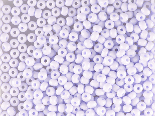 1 kg Preciosa Ornela Seed Beads, Round Hole, Loose, Opaque Lilac (23420), Glass, Czech Republic, OUTLET