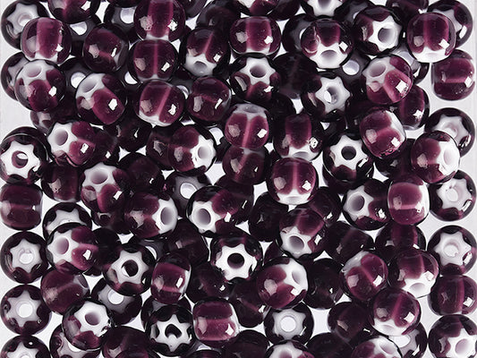 1 kg Preciosa Ornela Seed Beads, Round Hole, Loose, Cornelian Violet (23708), Glass, Czech Republic, OUTLET