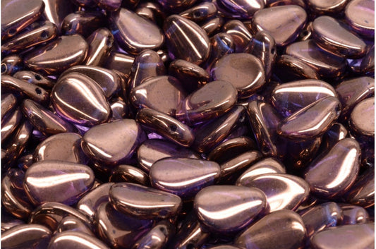 海葵花瓣珠，水晶紫色 (00030-15726)，玻璃，捷克共和国