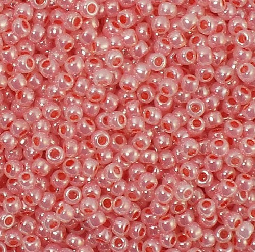 TOHO Round Seed Beads Rocailles, Ceylon Tomato Soup (# 906), Glass, Japan