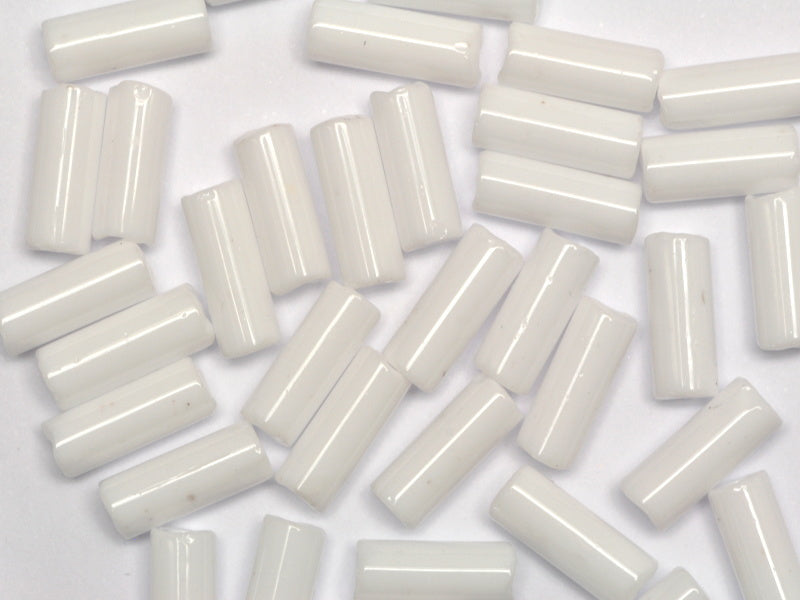 Wholesale (1kg / 500g) Preciosa Ornela Tubes, Round Hole, Loose, Tubes, Round Hole, Loose (03050), Glass, Czech Republic, OUTLET