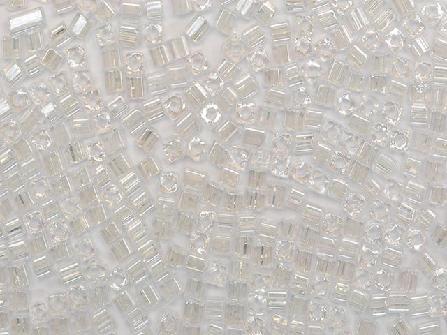 1 kg Preciosa Ornela Square Beads, Square Hole, Loose, Crystal, Sfinx (48102), Glass, Czech Republic, OUTLET