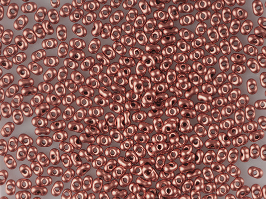 1 kg Preciosa Ornela ツイン、2 ラウンドホール、ばら売り、銅 (01780)、ガラス、チェコ共和国、アウトレット