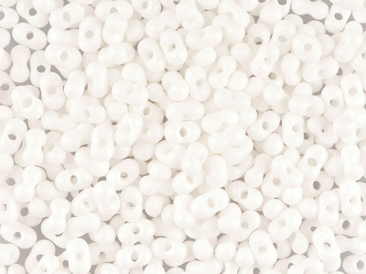 Wholesale (1kg / 500g) Preciosa Ornela Farfalle, Loose, Chalkwhite (03050), Glass, Czech Republic, OUTLET