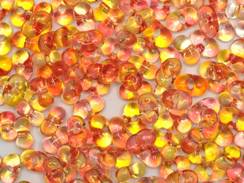 1 kg Preciosa Ornela トライアングル、トライアングルホール、バラ売り、ミックス (4m001)、ガラス、チェコ共和国、アウトレット