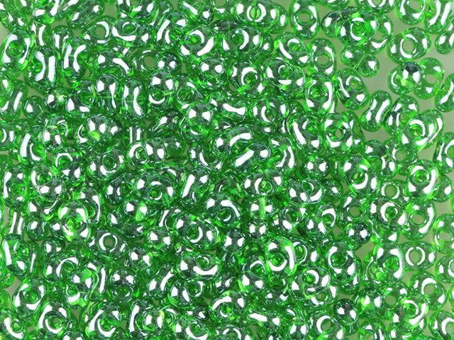 Wholesale (1kg / 500g) Preciosa Ornela Farfalle, Loose, Transp. Green, Sfinx (56120), Glass, Czech Republic, OUTLET