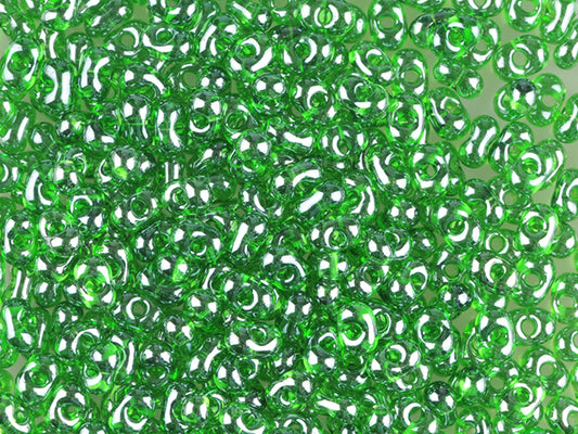 Wholesale (1kg / 500g) Preciosa Ornela Farfalle, Loose, Transp. Green, Sfinx (56120), Glass, Czech Republic, OUTLET