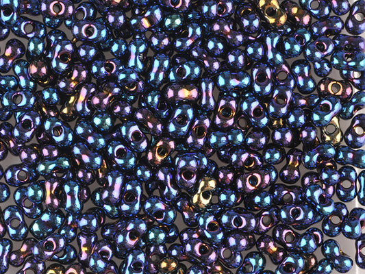 Wholesale (1kg / 500g) Preciosa Ornela Farfalle, Loose, Blue Iris (59135), Glass, Czech Republic, OUTLET
