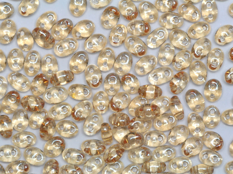 1 kg Preciosa Ornela Seed Beads Coated, Round Hole, Loose, Crystal, Yellow-Brown Lustered (48015), Glass, Czech Republic, OUTLET